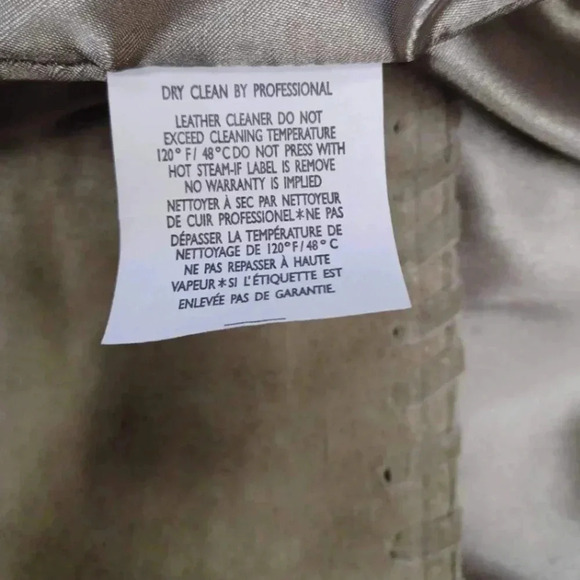 DC Collection Lined Suede Jacket Coat  Size XL - Picture 6 of 12